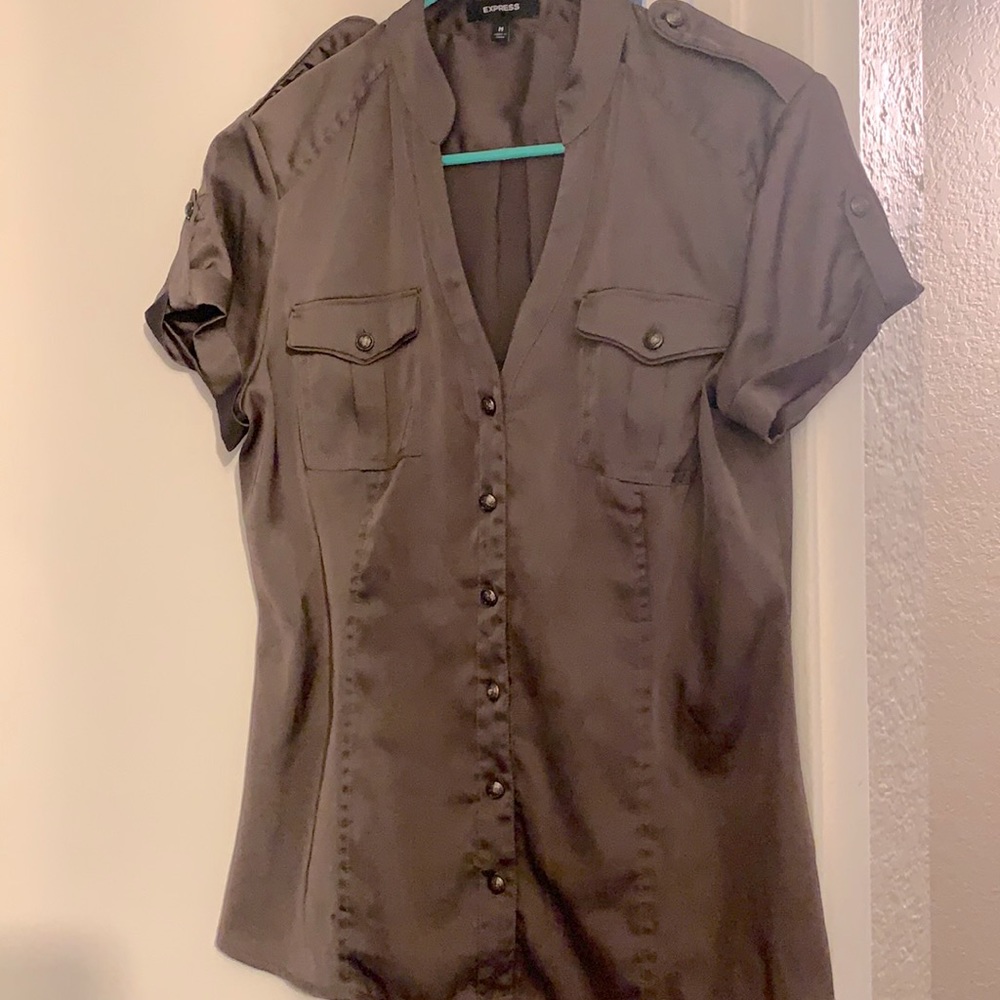 Military style blouse